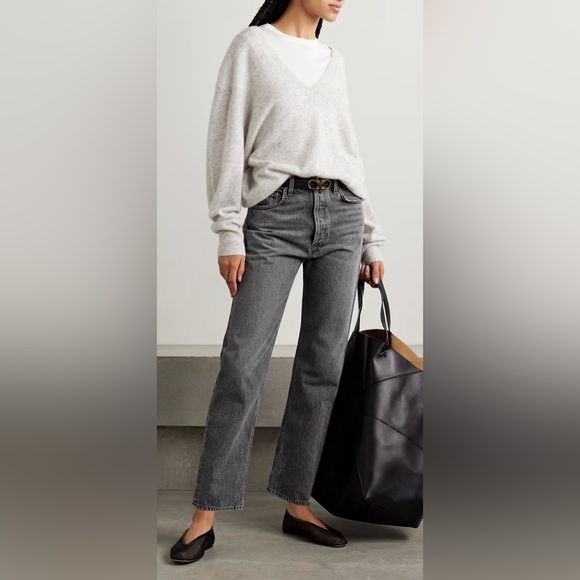 AGOLDE 90s  Pinch Waist cropped high-rise straight-leg jeans 30 Waist - Picture 1 of 12